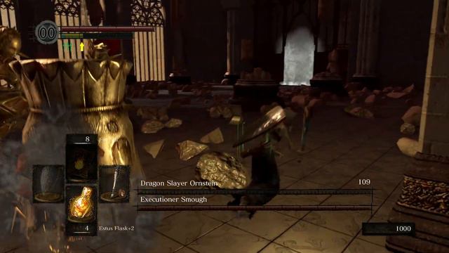 Dark Souls: Remastered | Ornstein & Smough | Soul Level 1 смотреть онлайн