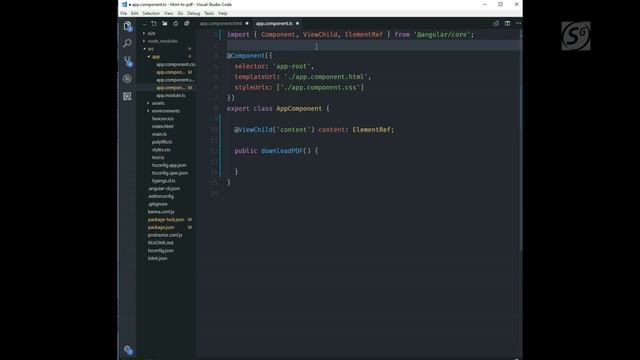 Convert HTML to PDF in Angular смотреть онлайн