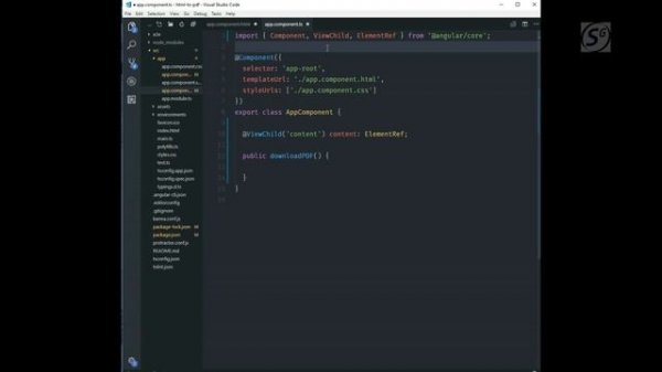 Convert HTML to PDF in Angular