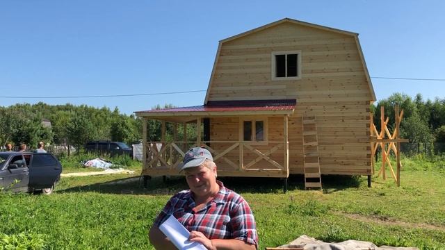 Отзыв о компании Тёплая Дача, проект "Ольха" с террасой смотреть онлайн