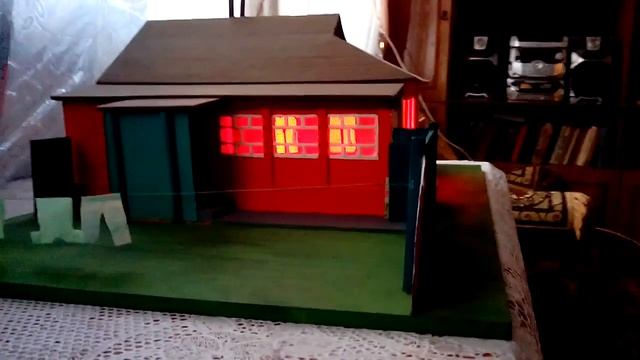 Поделка своими руками. модель сельского дома - с подсветкой смотреть онлайн