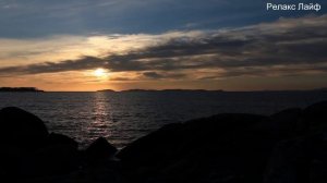 Успокаивающий закат на море