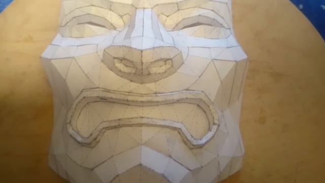 Pepakura: Как сделать маску Они/Мэнгу(Часть1) смотреть онлайн