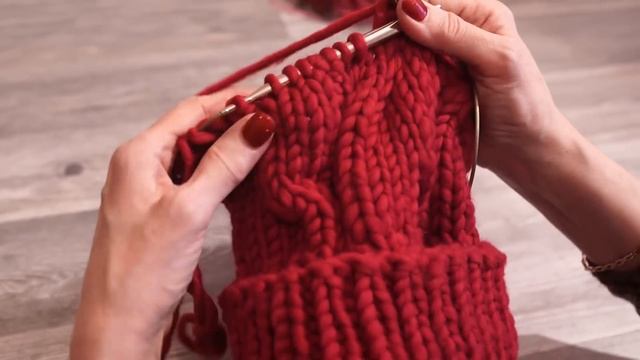 Мастер-класс шапка с отворотом из пряжи ВИРДЖИНИЯ смотреть онлайн