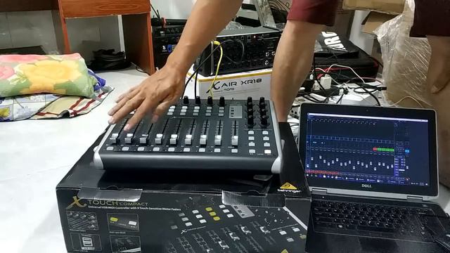 Hướng Dẫn Kết Nối Behringer X Touch Compact Với XR18 Xr16 Xr12