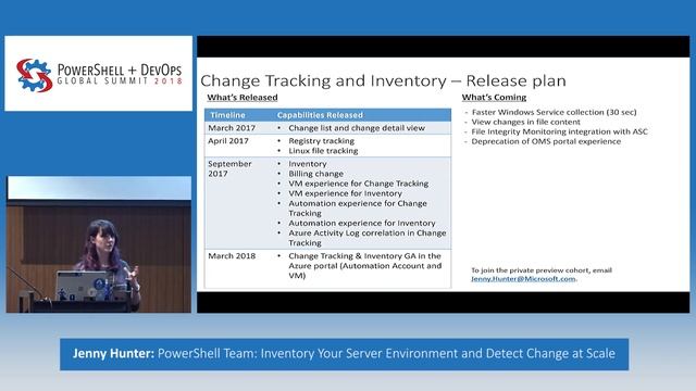 PowerShell Team: Inventory Your Server Environment and Detect Change at Scale by Jenny Hunter смотреть онлайн