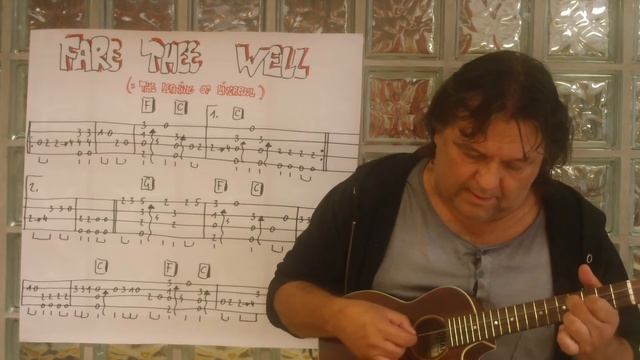 Fingerstyle Ukulele Lesson #10: FARE THEE WELL/THE LEAVING OF LIVERPOOL смотреть онлайн