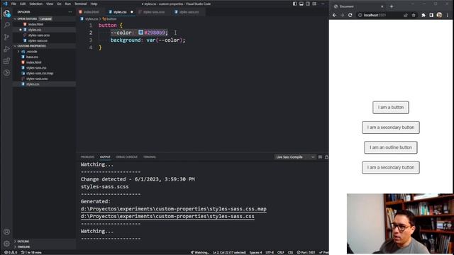 Propiedades CSS nativas vs SASS - Necesitamos un preprocesador en el 2023? смотреть онлайн