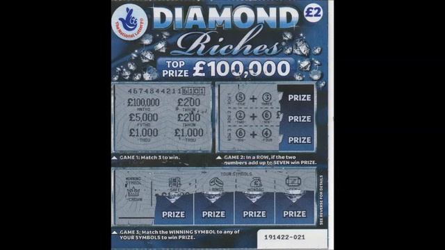 Scratch Card Video 32 "5 £2 Diamond Riches" смотреть онлайн