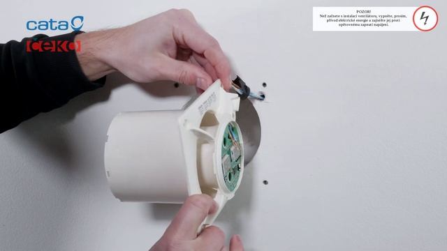 CATA e100 GTH – instalace ventilátoru s displejem a vlhkostní automatikou смотреть онлайн
