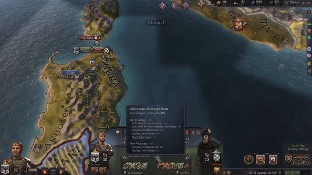 (XIII) DEFENCE OF SARDINIA! The Revival of Rome CK3 Ironman Campaign смотреть онлайн