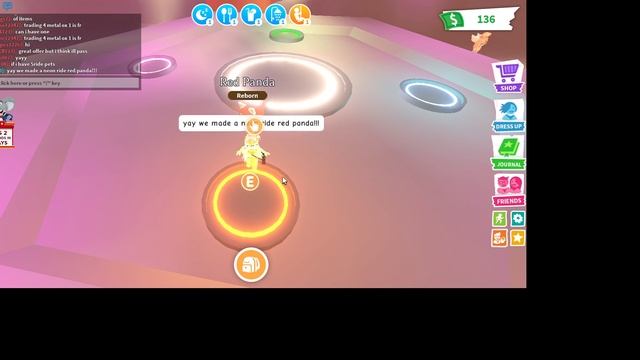 Roblox - Adopt me! Making Neon Ride Red Panda смотреть онлайн