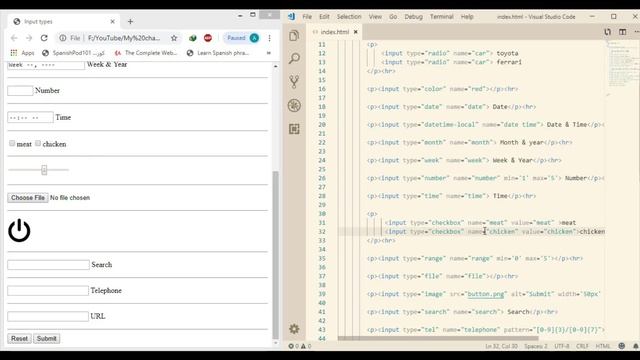 Learn html forms part two | all input types in html | html tutorial for beginners смотреть онлайн