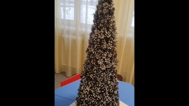 Елочка из природного материала смотреть онлайн