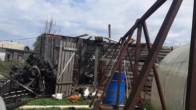 Строю односкатную крышу. Делаю стропила. смотреть онлайн