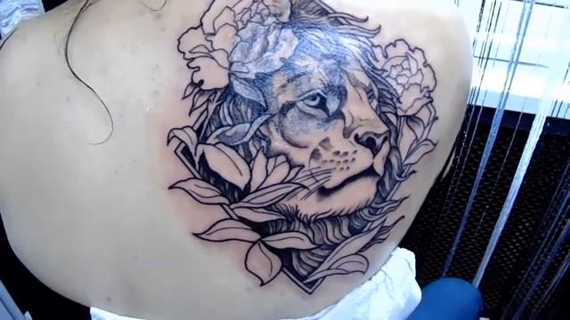 Татуировки от BLACK STYLE TATTOO! Cover Up. Лев. Неотрадишнл. смотреть онлайн