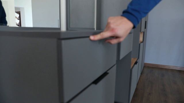 Стильні модульні меблі в прихожу Сан Маріно. Модульний передпокій від виробника. смотреть онлайн