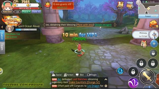 Savior Fantasy Gameplay Android / iOS (3D Open World MMORPG) смотреть онлайн