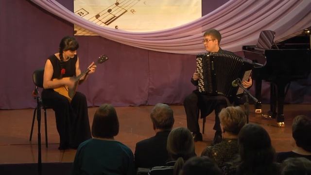 Н.Ризоль "Русские напевы" Дуэт Обухова Мария и Граблёв Никита смотреть онлайн