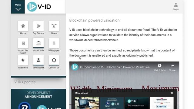 V-ID ICO. Обзор проекта смотреть онлайн