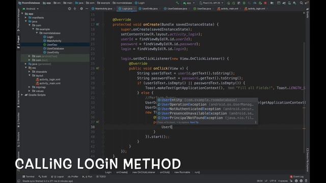 Login and Registration | Room Database | Android Studio | Part 2 смотреть онлайн