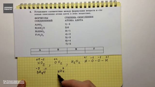 ЕГЭ по химии, А5 или задание 4.