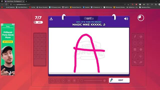 [Gartic Phone] Drawing for stupidity. смотреть онлайн