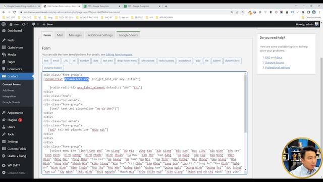 Hướng Dẫn Kết Nối Contact Form 7 Với Google Sheet Tự Động Miễn Phí trên website WordPress смотреть онлайн