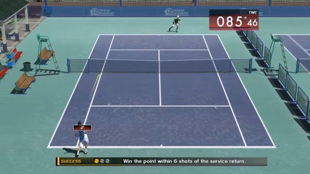 Virtua Tennis 3 - Academy Training 1 смотреть онлайн