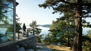 Дом в горах.  Подборка самых лучших домов в горах. Святилище на двух холмах, США.