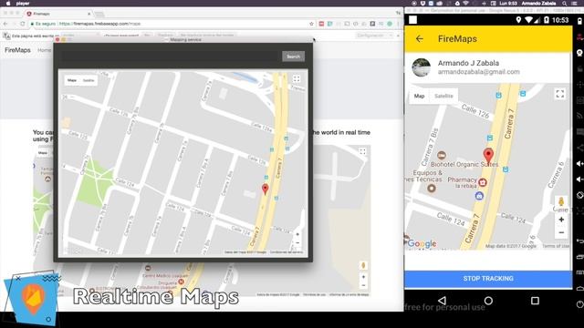 FireMaps Realtime Google Maps and Firebase (Angular and Ionic) смотреть онлайн