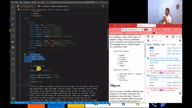 #13 Primitive vs Object in JavaScript | JavaScript Tutorial in Tamil смотреть онлайн