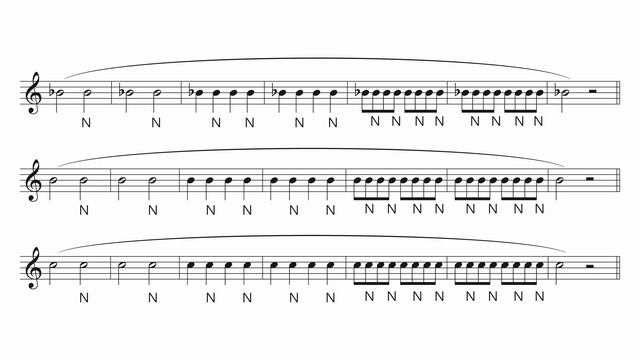 Intro to Dood'n Tonguing | Articulation Exercise #4 for Alto Saxophone смотреть онлайн