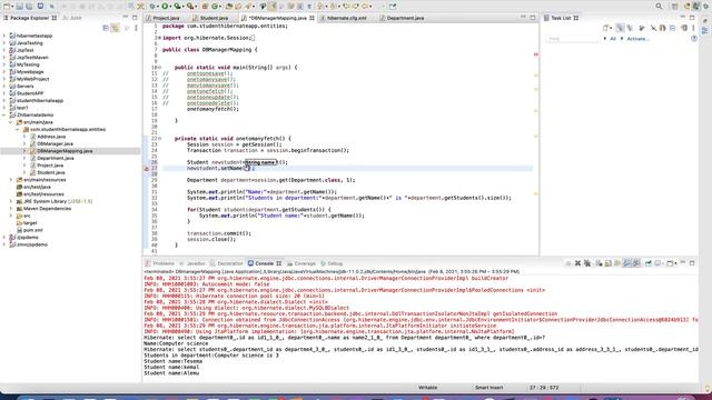 hibernate part-10 one to many fetch and delete (Amharic) смотреть онлайн