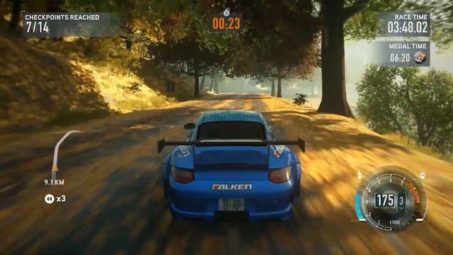 14 Check points pass in 3 minutes on Need For Speed 2023 ( The Run) смотреть онлайн