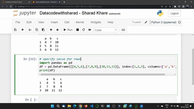 Python Pandas DataFrame Cheat || Create Pandas DataFrame Easily || Create DataFrame with Pandas смотреть онлайн