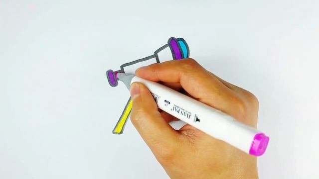 How To Draw Telescope | Как нарисовать Телескоп | Bolalar uchun Teleskop rasmini chizish. смотреть онлайн