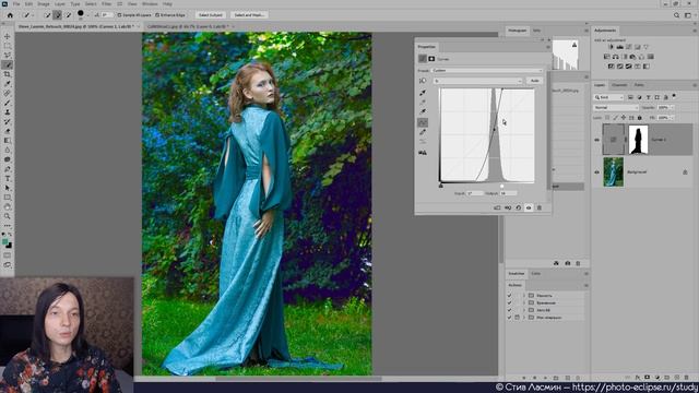 Марсианский метод Маргулиса - Кривые в Adobe Photoshop - 08 смотреть онлайн