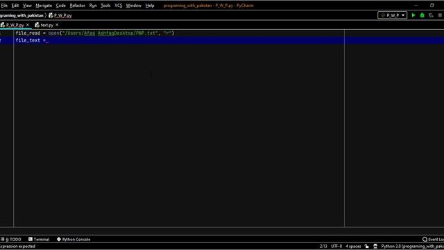 How can read file in file handling in Python 3 Task # 21 By Programming With Pakistan смотреть онлайн