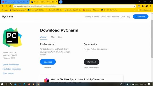 PyCharm कैसे Download करे 2020 !! How to Download PyCharm !! Download PyCharm !! Python PyCharm смотреть онлайн