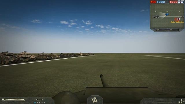 Forgotten Hope 2 - Testing KV-1S on Firing Range смотреть онлайн