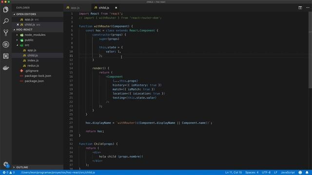React HOC desde cero смотреть онлайн