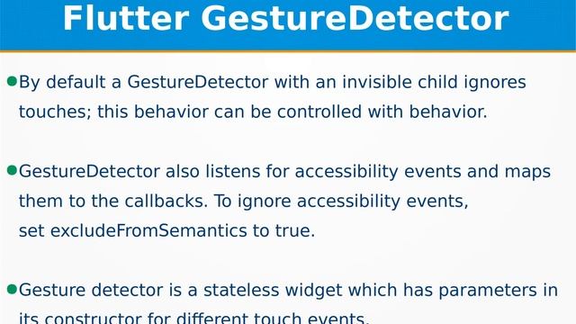 Flutter Gesture Detector Widget | Mobile(Android,iOS),Web,Desktop,Embedded смотреть онлайн