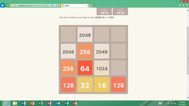 Snowbooks' 2048: Game #10 (Reverse Edition) смотреть онлайн