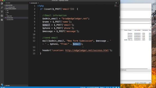 BONUS Contact Form Submission PHP Script | Part 5 | HTML & CSS CRASH COURSE || Full Tutorial. смотреть онлайн