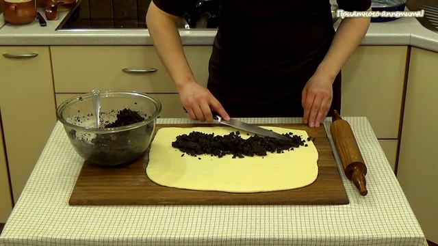 Пирог маковый "Роза" и булочки "Улитки". Нарядная выпечка с маком. смотреть онлайн