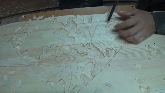 Панно Листопад из Соснового щита. Panel "The leaf Fall". Pine shield смотреть онлайн