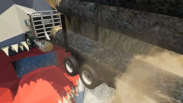Cars Vs Giant Pit - Cars Vs Shark ?BeamNG.Drive