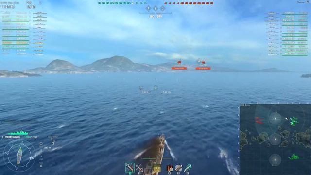 World of Warships эсминец Хацухару Cамый быстрый бой в истории / Destroyer Hatsuharu quick fight смотреть онлайн