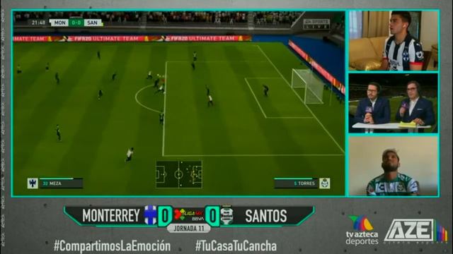 Gol | Monterrey 1 - 0 Santos Laguna | eLiga MX - Clausura 2020 - Jornada 11 | LIGA BBVA MX смотреть онлайн
